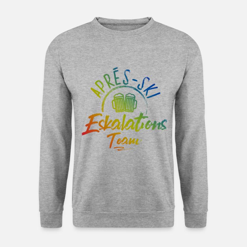 Après-ski escalation - Unisex Sweatshirt - salt & pepper