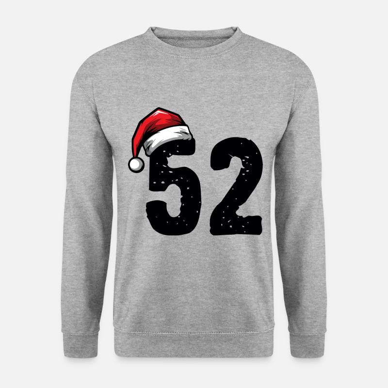 52 Number Christmas - Unisex Sweatshirt - salt & pepper