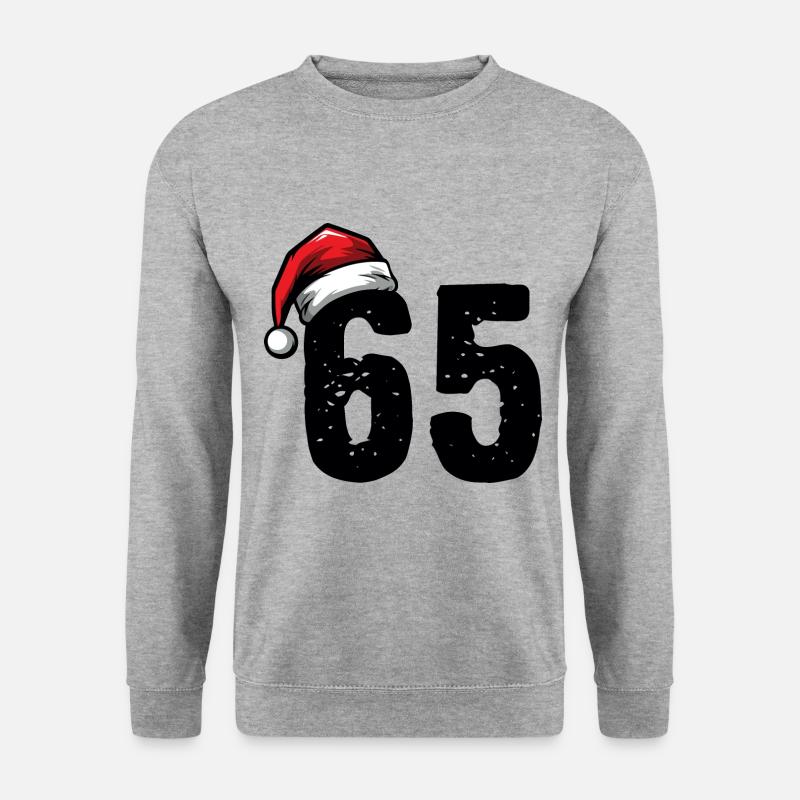 65 Numéro Noël - Sweat-shirt Unisexe - gris chiné