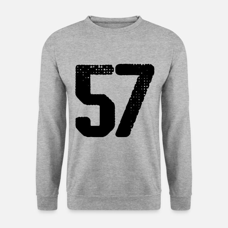 57 number jersey - Unisex Sweatshirt - salt & pepper