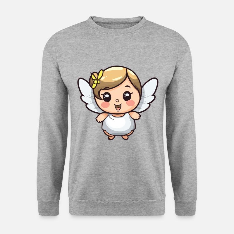 Fée Mignon Bande dessinée - Sweat-shirt Unisexe - gris chiné