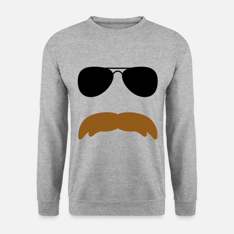 Olaf Schnörrisson - Unisex Pullover - Weißgrau meliert