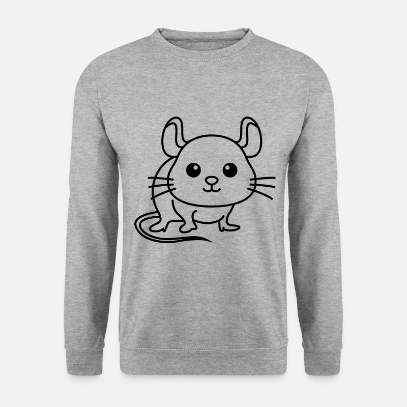 Mouse Comic Animal - Unisex Sweatshirt - salt & pepper
