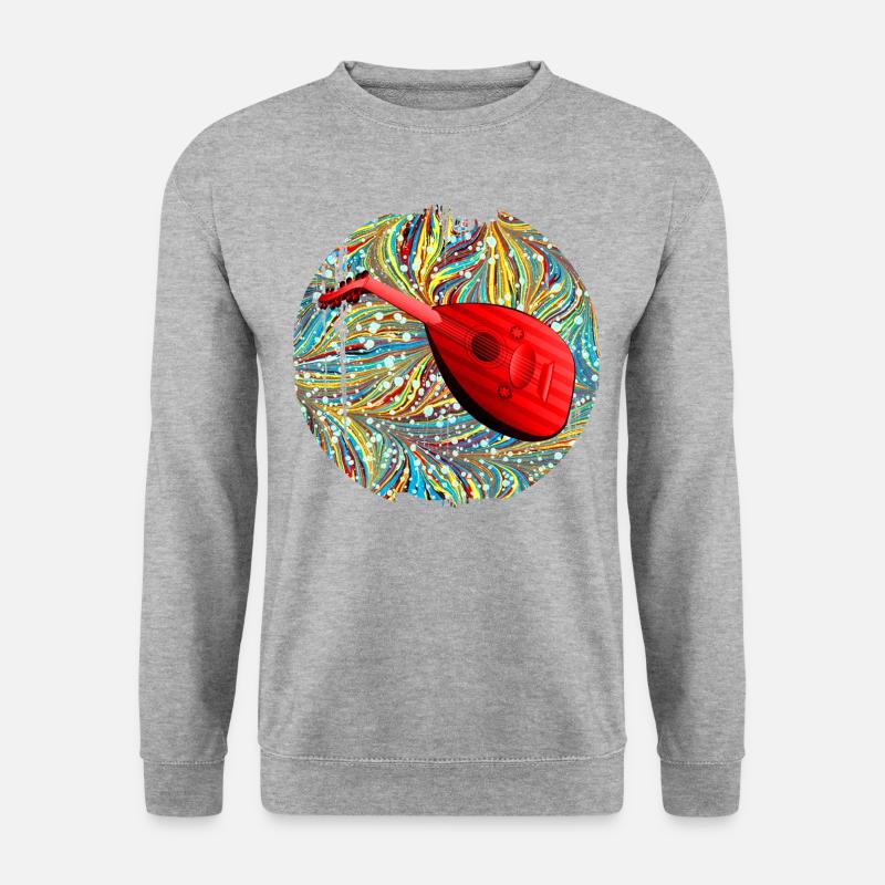 mandolin e 201 - Unisex Sweatshirt - salt & pepper