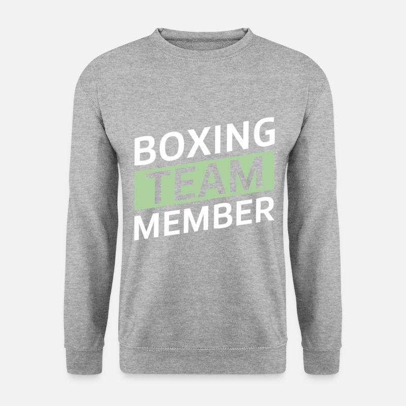 Boxing Team - Unisex Pullover - Weißgrau meliert
