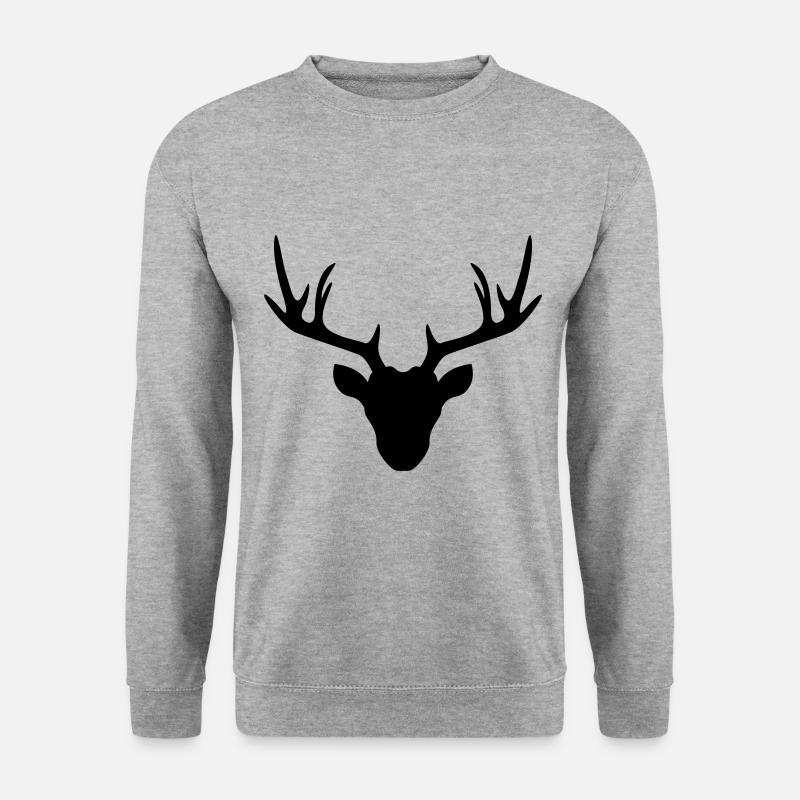 Deer Deer icon - Unisex Sweatshirt - salt & pepper