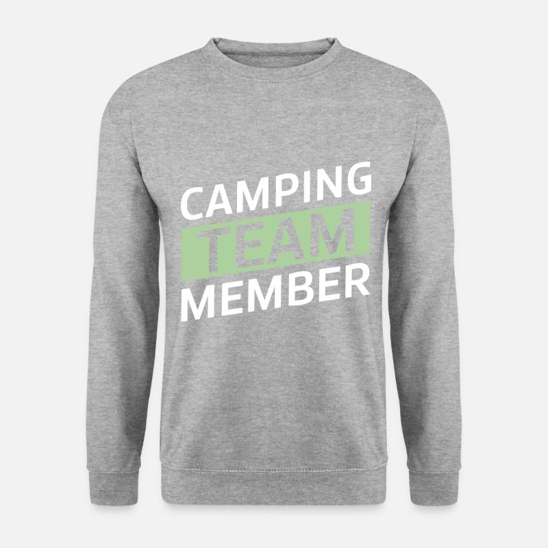 Équipe de camping - Sweat-shirt Unisexe - gris chiné