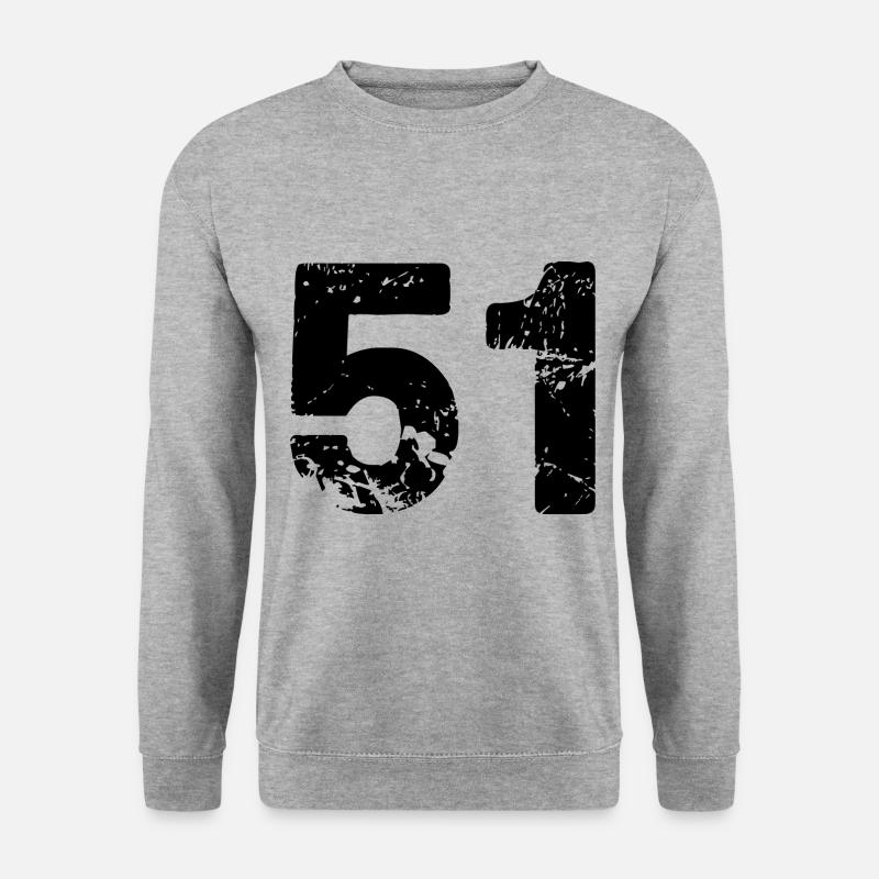 51 number jersey - Unisex Sweatshirt - salt & pepper