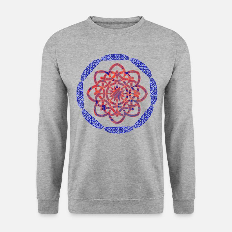 Celtic knot 19 E 263 - Unisex Sweatshirt - salt & pepper