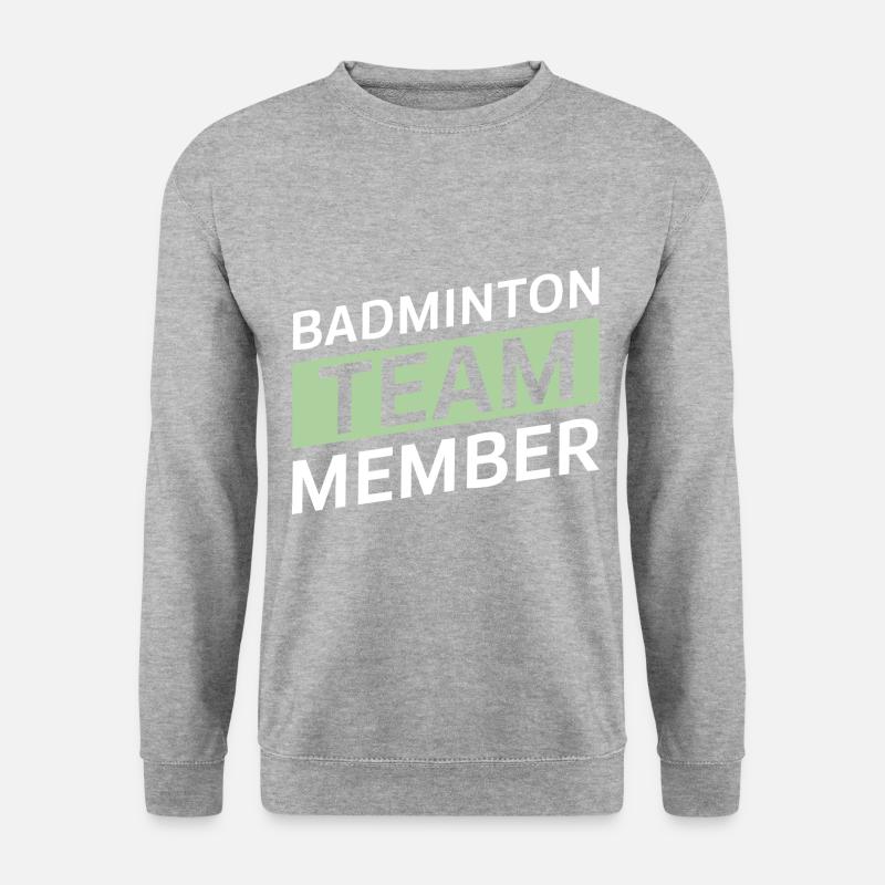 Badminton Team - Unisex Sweatshirt - salt & pepper