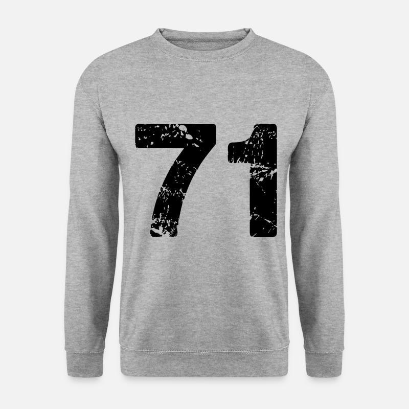 71 number jersey - Unisex Sweatshirt - salt & pepper