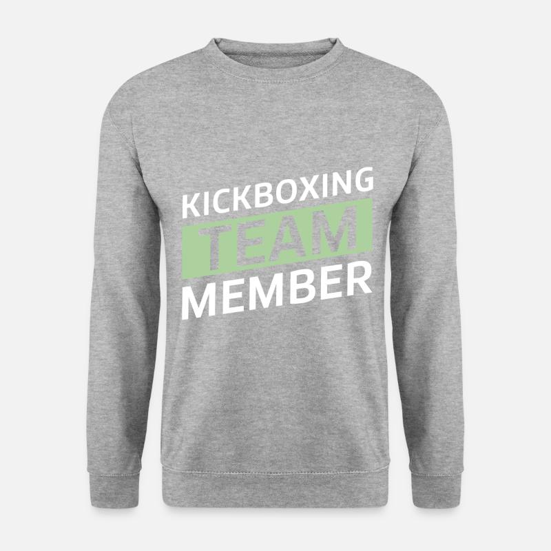 Kickboxing Team - Unisex Pullover - Weißgrau meliert