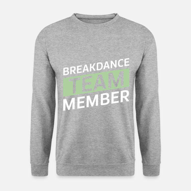 Breakdance Team - Unisex Pullover - Weißgrau meliert