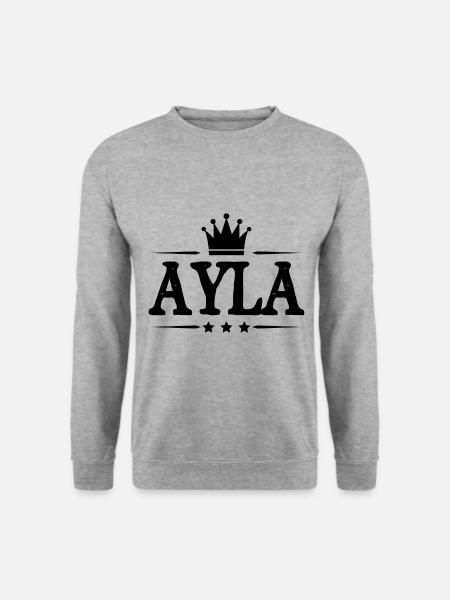 Cécile - Sweat-shirt Unisexe - gris chiné