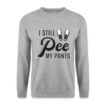 Diving Diver Sea Diving Water Dive Swimming - Unisex Sweatshirt - salt & pepper - Front - Alina (178cm) & Michal (187cm)