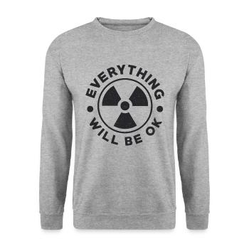 Radiology X-ray Technician X-ray Gift Idea - Unisex Sweatshirt - salt & pepper - Front - Alina (178cm) & Michal (187cm)