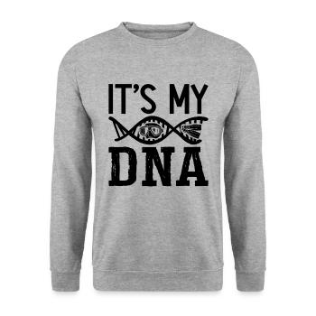 Apnoe Freitaucher Tauchen Freitauchen Geschenkidee - Unisex Pullover - Weißgrau meliert - Vorne - Alina (178cm) & Michal (187cm)