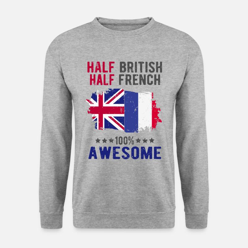Half British Half British - Unisex Sweatshirt - salt & pepper