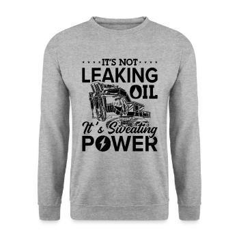 Conducteur de pelle Chantier de construction de pelle Pelles Idée cadeau - Sweat-shirt Unisexe - gris chiné - Devant - Alina (178cm) & Michal (187cm)