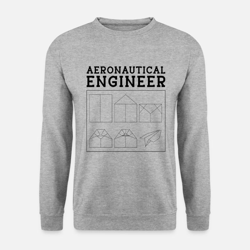 Aeronautical Engineer Aerospace Engineering Space - Unisex Sweatshirt - salt & pepper