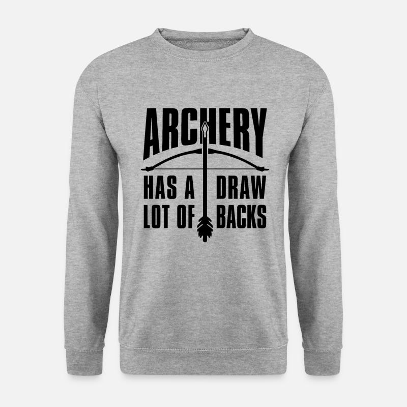 Archery Has A Lot Target Arrow Shooting Bow Archer - Unisex Sweatshirt - salt & pepper