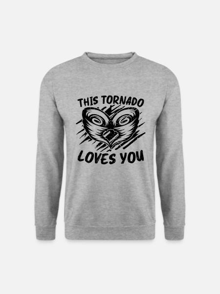 This Tornado Loves Tornadoes Storms Tornado Chaser - Unisex Sweatshirt - salt & pepper