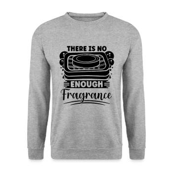 There Is No Enough Soapmaking Soaper Soap Maker - Unisex Sweatshirt - salt & pepper - Front - Alina (178cm) & Michal (187cm)