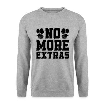 Plus de figurants Cinéaste Cinéaste - Sweat-shirt Unisexe - gris chiné - Devant - Alina (178cm) & Michal (187cm)
