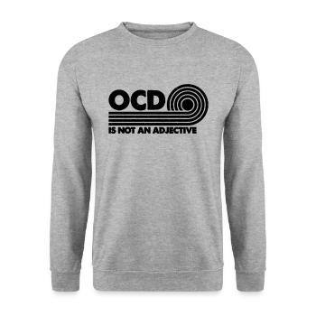 OCD Is Not Health Care Mental Health Advocate - Unisex Sweatshirt - salt & pepper - Front - Alina (178cm) & Michal (187cm)