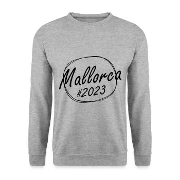 Mallorca 2023 - Unisex Sweatshirt - salt & pepper - Front - Alina (178cm) & Michal (187cm)
