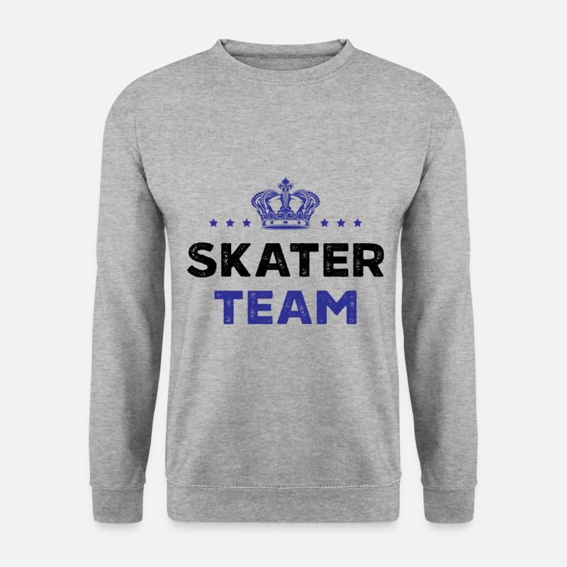 Skater Team - Unisex Pullover - Weißgrau meliert