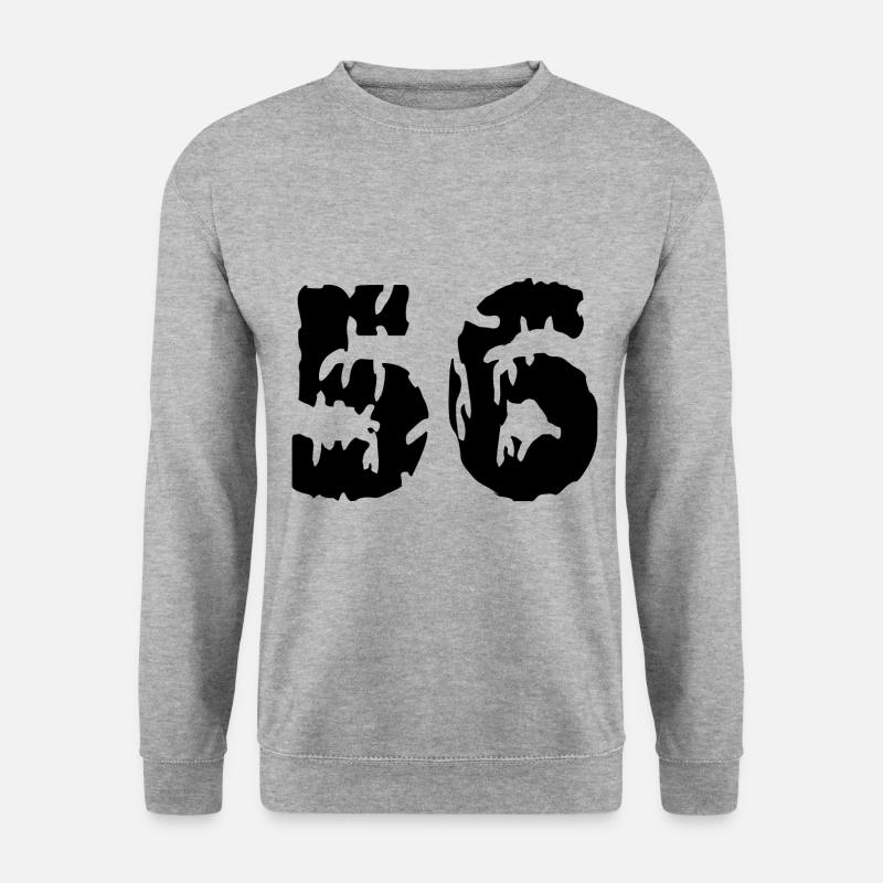 56 Number jersey - Unisex Sweatshirt - salt & pepper