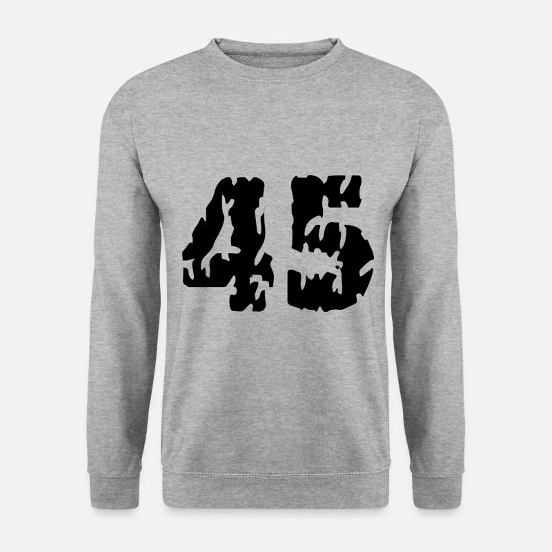 45 Number jersey - Unisex Sweatshirt - salt & pepper