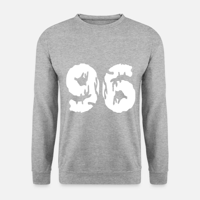 96 Number Jersey - Unisex Sweatshirt - salt & pepper