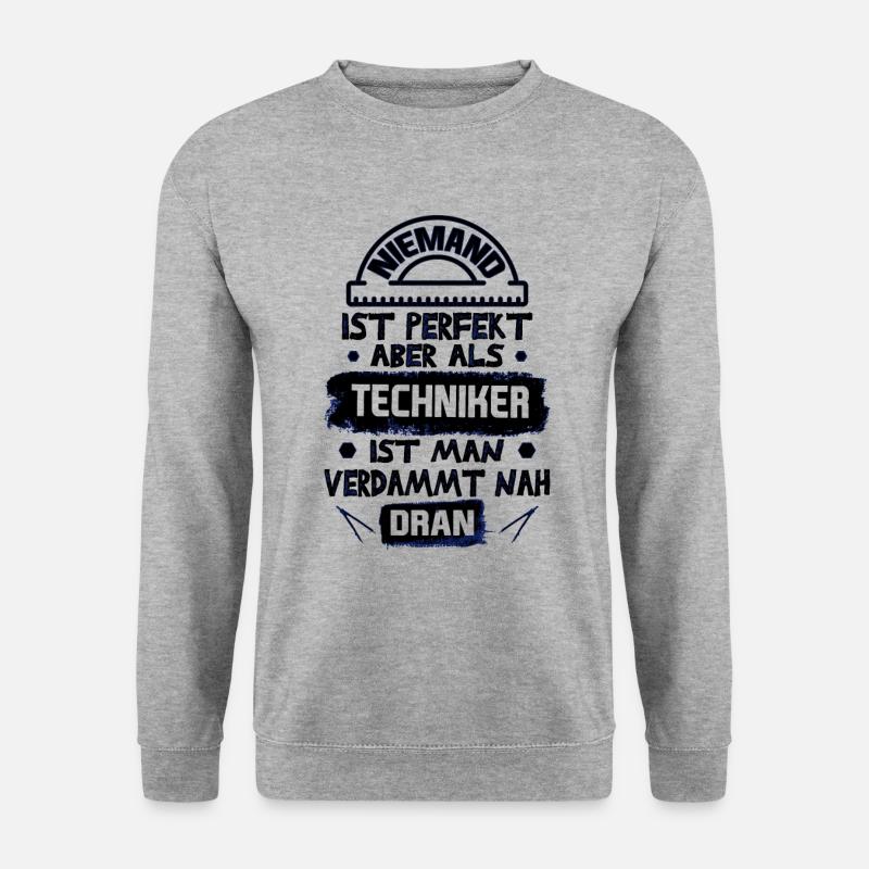 technician - Unisex Sweatshirt - salt & pepper