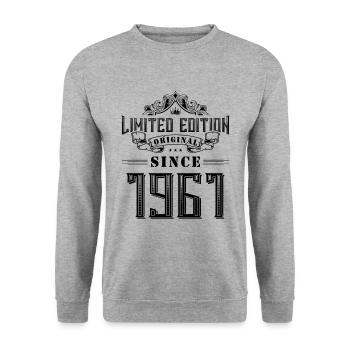 Édition limitée 1961 - Sweat-shirt Unisexe - gris chiné - Devant - Alina (178cm) & Michal (187cm)