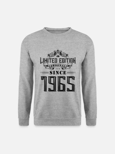 1965 limited edition - Unisex Pullover - Weißgrau meliert
