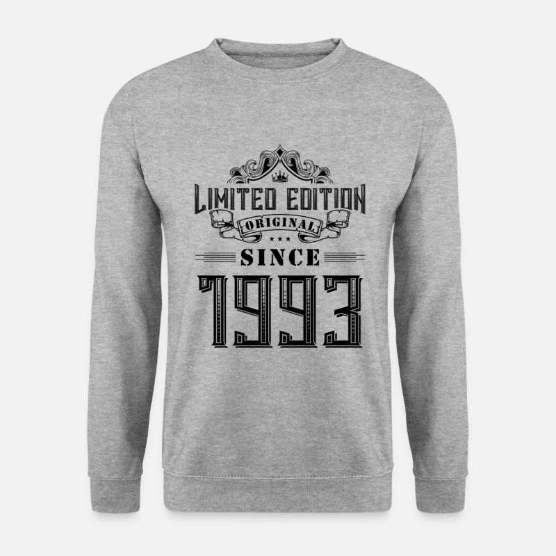 1993 limited edition - Unisex Pullover - Weißgrau meliert