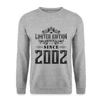Édition limitée 2002 - Sweat-shirt Unisexe - gris chiné - Devant - Alina (178cm) & Michal (187cm)