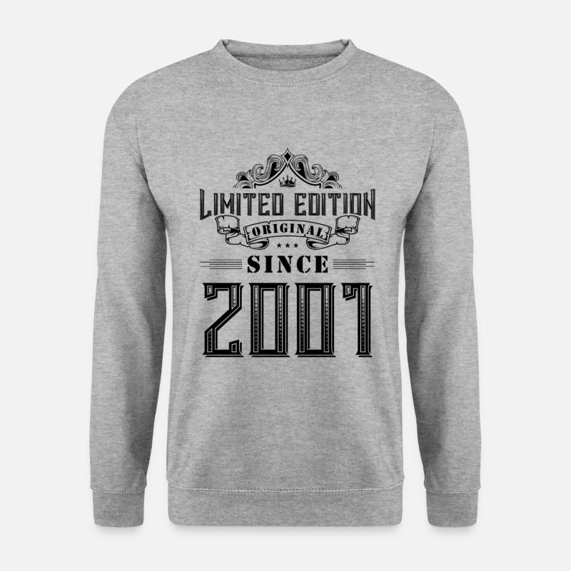 2001 limited edition - Unisex Sweatshirt - salt & pepper