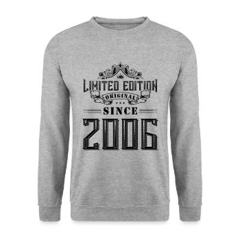 Édition limitée 2006 - Sweat-shirt Unisexe - gris chiné - Devant - Alina (178cm) & Michal (187cm)