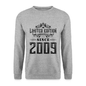 Édition limitée 2009 - Sweat-shirt Unisexe - gris chiné - Devant - Alina (178cm) & Michal (187cm)