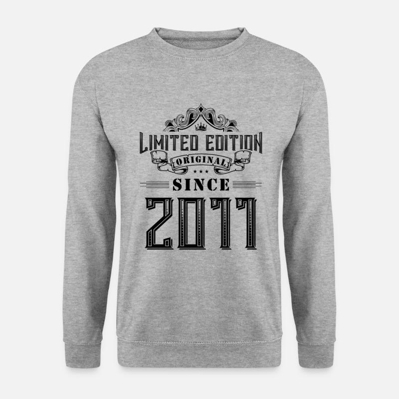 2011 limited edition - Unisex Pullover - Weißgrau meliert