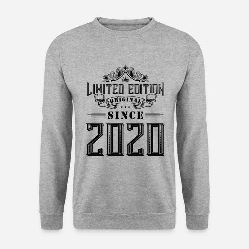 2020 limited edition - Unisex Pullover - Weißgrau meliert