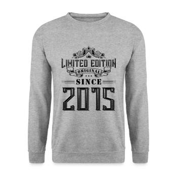 Édition limitée 2015 - Sweat-shirt Unisexe - gris chiné - Devant - Alina (178cm) & Michal (187cm)