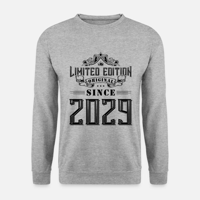 2029 limited edition - Unisex Pullover - Weißgrau meliert