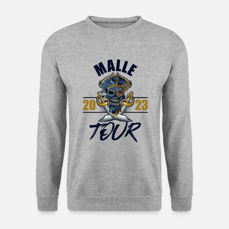Malle 2023 Skeleton - Unisex Sweatshirt - salt & pepper