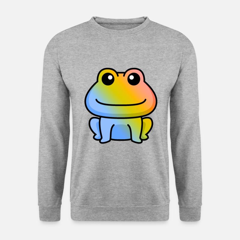 Frog Comic Animal - Unisex Sweatshirt - salt & pepper