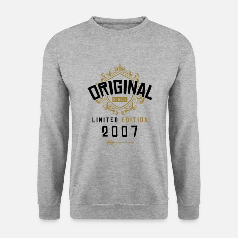 2007 Anniversaire en édition limitée - Sweat-shirt Unisexe - gris chiné