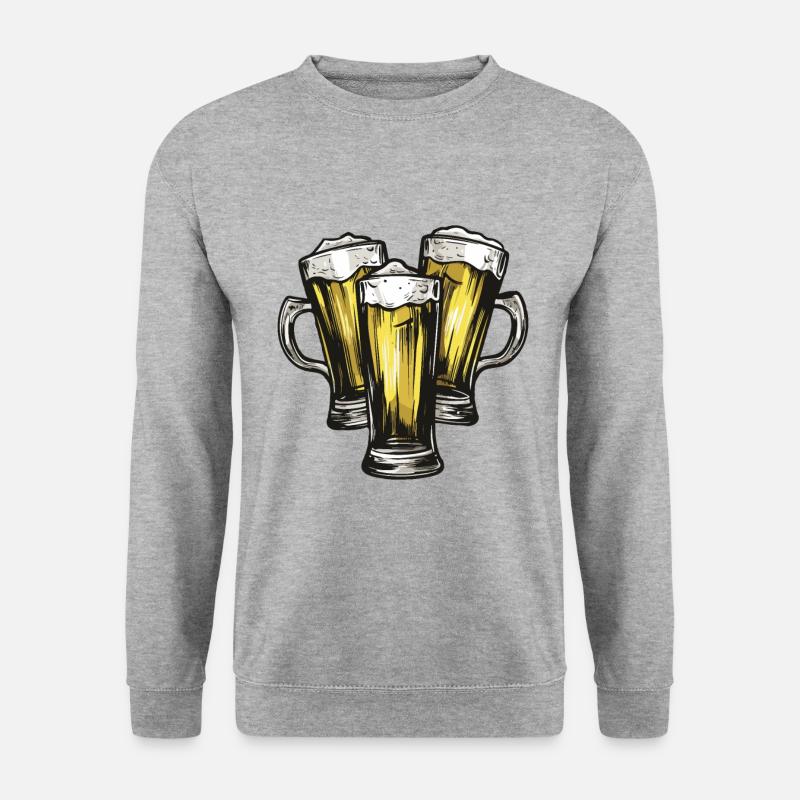 Beer Booze Drinking - Unisex Sweatshirt - salt & pepper